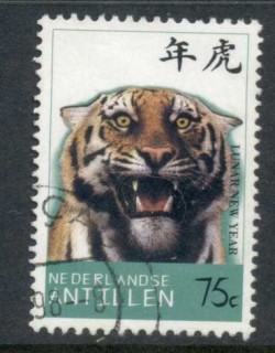 Netherlands-Antilles-1997-Shanghai-Stamp-Ex-Tiger-75c-FU