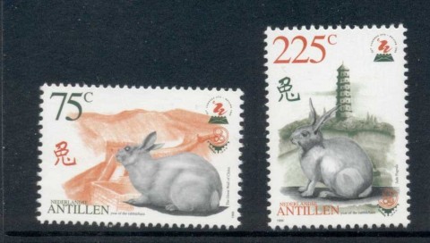 Netherlands-Antilles-1999-New-Year-of-the-Rabbit-MUH