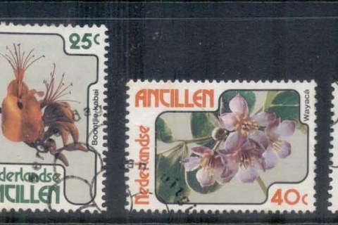 Netherlands-Antilles-1978-Flowers-FU