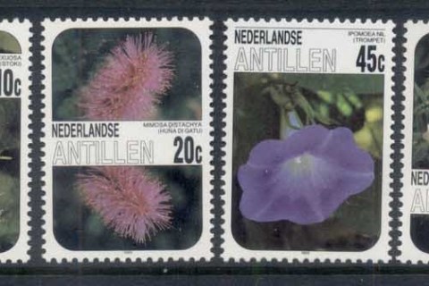 Netherlands-Antilles-1985-Flowers-MUH
