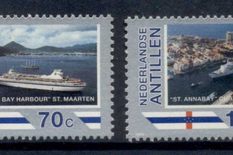 Netherlands-Antilles-1989-Cruise-Ships-MUH