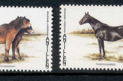 Netherlands-Antilles-1996-Horses-MUH
