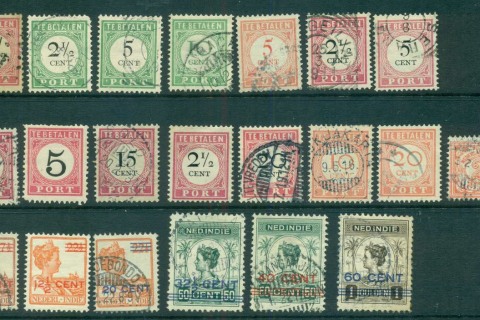 Netherlands-Indies-1880s-on-Assorted-Oddments-MH-FU-lot59512