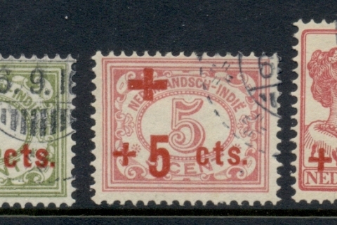 Netherlands-Indies-1915-Red-Cross-Surch-FU