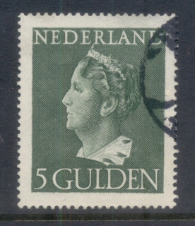 Netherlands-1946-Queen-Wilhemina-5g-FU