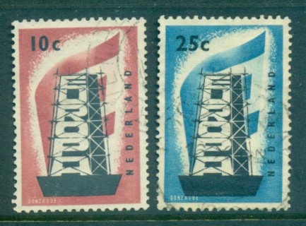 Netherlands-1956-Europa-FU-lot76649