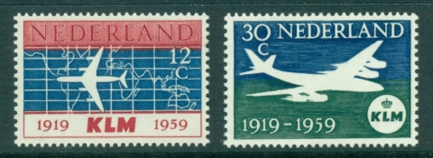 Netherlands-1959-KLM-Airlines-MLH-lot34815