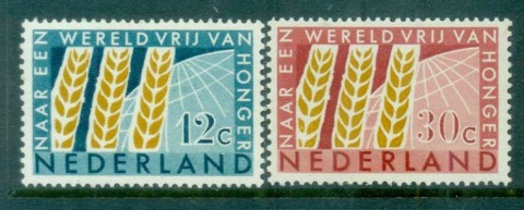 Netherlands-1963-FFH-Freedom-From-Hunger-MLH-MUH-lot76668