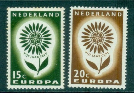 Netherlands-1964-Europa-MUH-lot76679