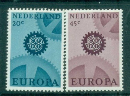 Netherlands-1967-Europa-No-Wmk-MUH-lot76693