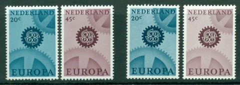 Netherlands-1967-Europa-Wmk-No-Wmk-MUH-Lot15577