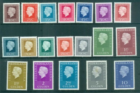 Netherlands-1969-75-Queen-Juliana-Asst-MUH-FU-lot76709