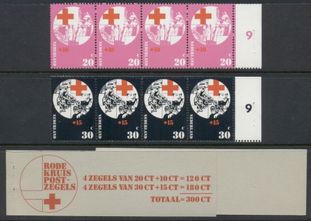 Netherlands-1972-Red-Cross-exploded-booklet-MUH