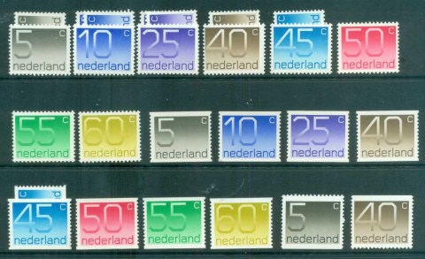 Netherlands-1976-on-Numerals-Asst-inc-Coil-MUH-lot76757