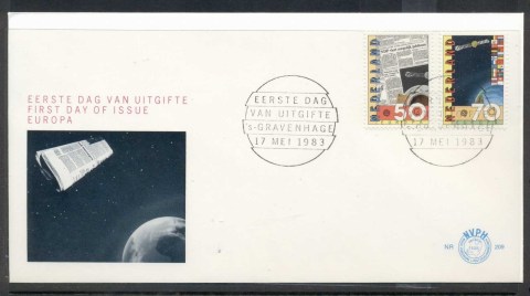 Netherlands-1983-Europa-Human-Genius-FDC