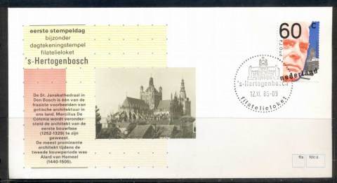 Netherlands-1985-4-Town-Cancel-s-Hertogenbosch-FDC