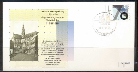 Netherlands-1986-17-Town-Cancel-Haarlem-FDC