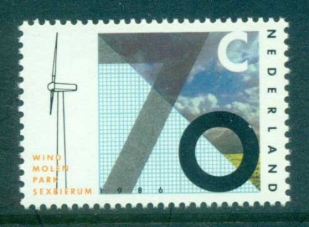 Netherlands-1986-Windmill-MUH-lot76876