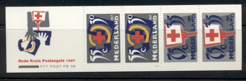 Netherlands-1987-red-Cross-booklet-MUH