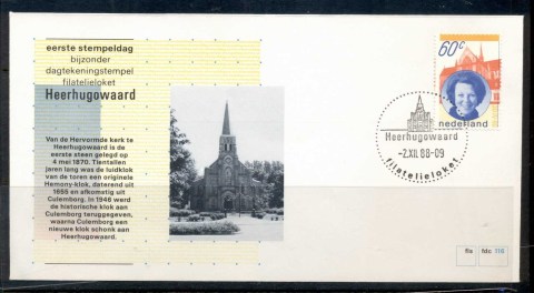 Netherlands-1988-116-Town-Cancel-Heerhugowaard-FDC