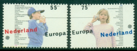 Netherlands-1989-EUROPA-Stamps-Childrens-Games-MUH