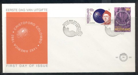 Netherlands-1992-Europa-Columbus-Discovery-of-America-FDC