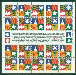 Netherlands-1994-December-Stamps-Sheetlet-MUH-lot76954