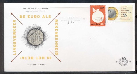 Netherlands-1999-Euro-Currency-FDC