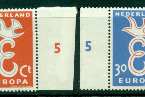 Netherlands-1958-Europa-MUH-Lot15567