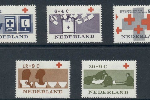 Netherlands-1963-Red-Cross-Centenary-MUH