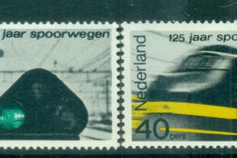 Netherlands-1964-Railroads-MUH-lot76677
