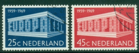 Netherlands-1969-EUROPA-Stamps-FU