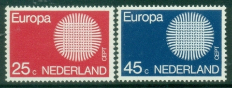 Netherlands-1970-EUROPA-Stamps-MUH