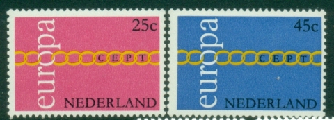 Netherlands-1971-EUROPA-Stamps-MUH