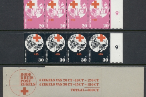 Netherlands-1972-Red-Cross-exploded-booklet-MUH