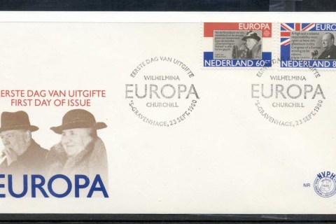 Netherlands-1980-Europa-Celebrities-FDC