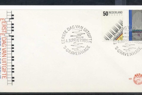 Netherlands-1985-Europa-Music-Year-FDC