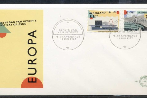 Netherlands-1987-Europa-Architecture-FDC