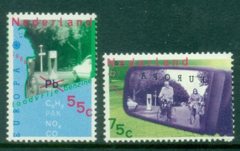 Netherlands-1988-EUROPA-Stamps-Transportation-and-Communications-MUH