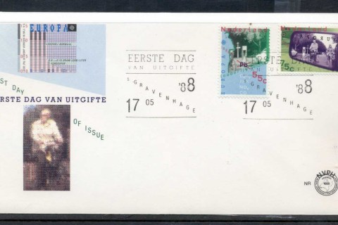 Netherlands-1988-Europa-Transport-Communication-FDC