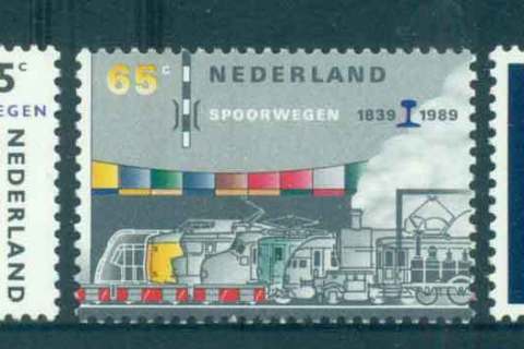 Netherlands-1989-Trains-MUH-lot51978