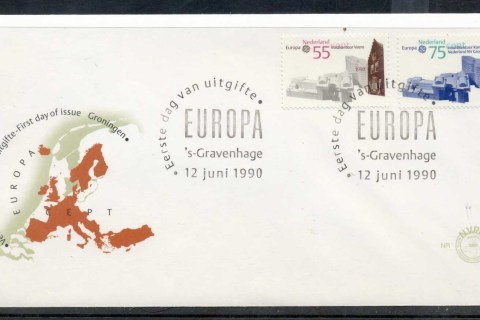 Netherlands-1990-Europa-Post-Offices-FDC