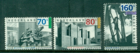 Netherlands-1993-EUROPA-Stamps-Contemporary-Art-MUH