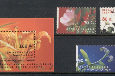 Netherlands-1994-Wild-Flowers-MS-MUH