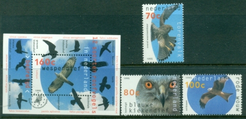 Netherlands-1995-Birds-of-Prey-MS-MUH