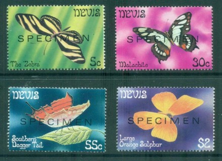 Nevis-1982-Butterflies-SPECIMEN-MUH