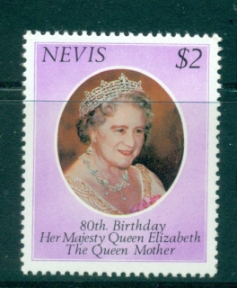 Nevis-1980-Queen-Mother-80th-Birthday-MUH-Lot30263