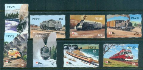 Nevis-1991-Trains-MUH-lot80949