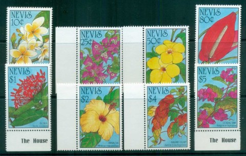 Nevis-1993-Tropical-Flowers-MUH-lot80958