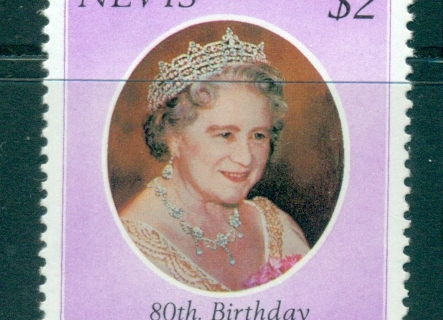 Nevis-1980-Queen-Mother-80th-Birthday-MUH-Lot30263